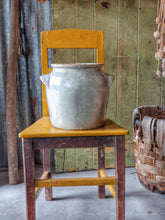 Load image into Gallery viewer, Large 19th-Century French Confit Pot – Normandy Terracotta with Greige Glaze
