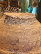 Load image into Gallery viewer, Antique French Terracotta Bowl c. 1700s - Olive Green Glazed Rustic Dairy Bowl