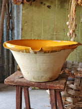 Load image into Gallery viewer, Antique French Tian Bowl - 18th Century Terracotta Statement Piece