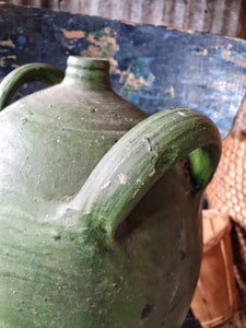 Antique French Walnut Oil Jar