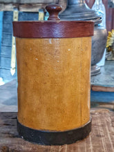 Load image into Gallery viewer, Antique German Wooden Apothecary Jar c. 1900