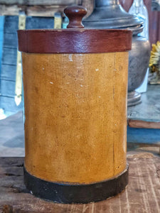 Antique German Wooden Apothecary Jar c. 1900