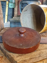 Load image into Gallery viewer, Antique German Wooden Apothecary Jar c. 1900