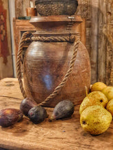 Load image into Gallery viewer, Antique Himachal Milk Pot Rustic Indian Home Decor