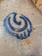 Load image into Gallery viewer, Antique French Betschdorf Flagon – Large 19th Century Salt Glazed Flagon with Blue Floral Detail