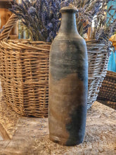 Load image into Gallery viewer, Antique Brittany Cider Bottle: Handmade 19th Century Rustic  Pottery