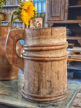 Load image into Gallery viewer, Antique Swedish Coopered Pitcher - 19th Century Rustic Wood Jug