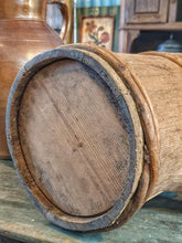 Load image into Gallery viewer, Antique Swedish Coopered Pitcher - 19th Century Rustic Wood Jug