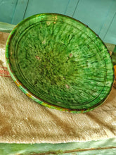 Load image into Gallery viewer, Rare Antique Moroccan Tamegroute Couscous Bowl With Green Drippy Glaze
