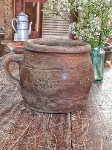 Early 19th Century French Rustic Confit Pot – Terracotta with Primitive  Farmhouae Charm