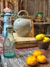 Load image into Gallery viewer, Antique  French Cream Glazed Cruche - Farmhouse pottery