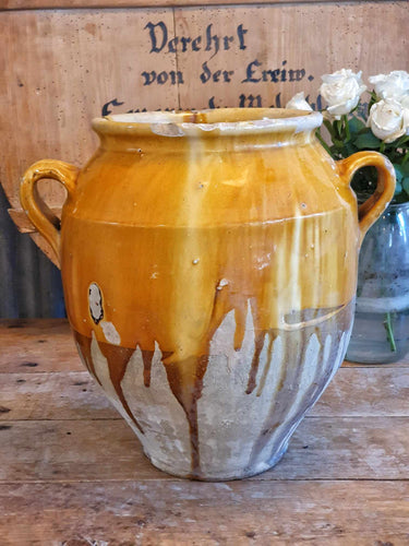 Giant Antique French Confit pot