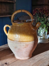 Load image into Gallery viewer, Antique 19th Century French Cruche - Rustic farmhouse Country Pottery