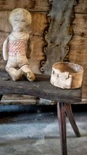 Load image into Gallery viewer, Antique Late Victorian Printed Cloth Girl Doll - Straw Filled Cloth Doll c.1890–1910