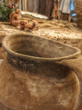 Load image into Gallery viewer, Authentic 19th Century Hungarian Terracotta Storage Pot Rustic Folk Pottery
