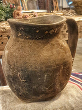 Load image into Gallery viewer, Authentic 19th Century Hungarian Terracotta Storage Pot Rustic Folk Pottery