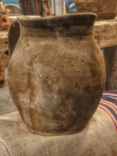 Load image into Gallery viewer, Authentic 19th Century Hungarian Terracotta Storage Pot Rustic Folk Pottery