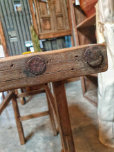 Load image into Gallery viewer, Antique Elm Farmhouse Console Table