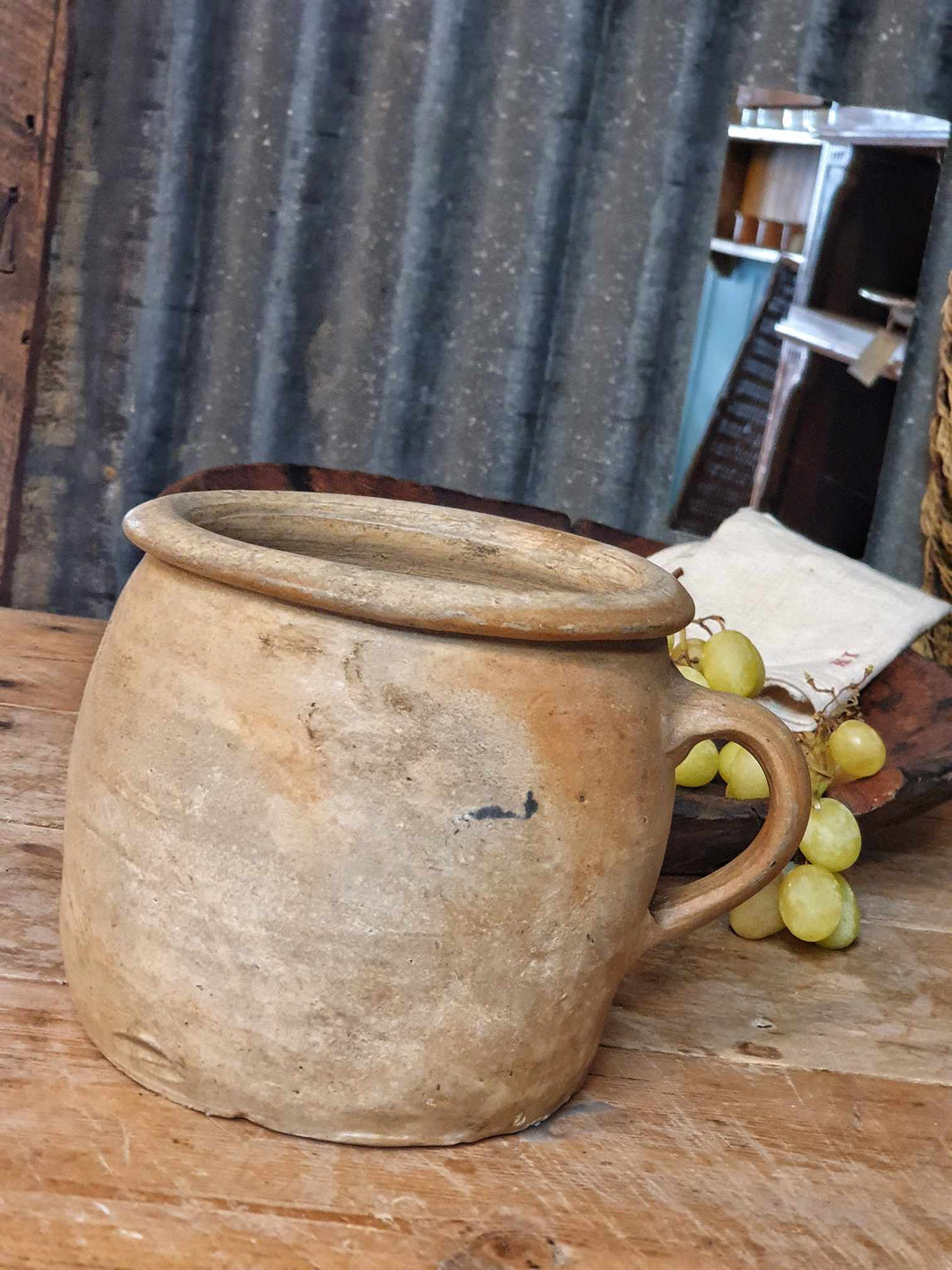 Antique French Country Confit pot