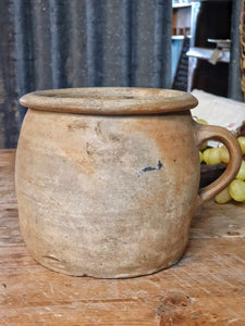 Antique French Country Confit pot