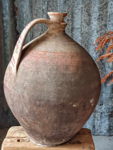 Antique Handmade Hungarian Water Pot – Rustic Farmhouse Kitchen  Decor