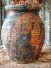 Load image into Gallery viewer, Antique Hungarian  Farmhouse Terracotta Jug - Rustic Pitcher