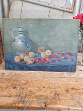 Load image into Gallery viewer, Vintage French Post-Impressionist Oil Painting Original Oil on wood Panel