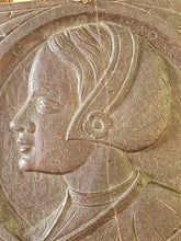 Load image into Gallery viewer, Pair of Antique Carved Oak Portrait Plaques (c. 1880–1900) | German Renaissance Revival