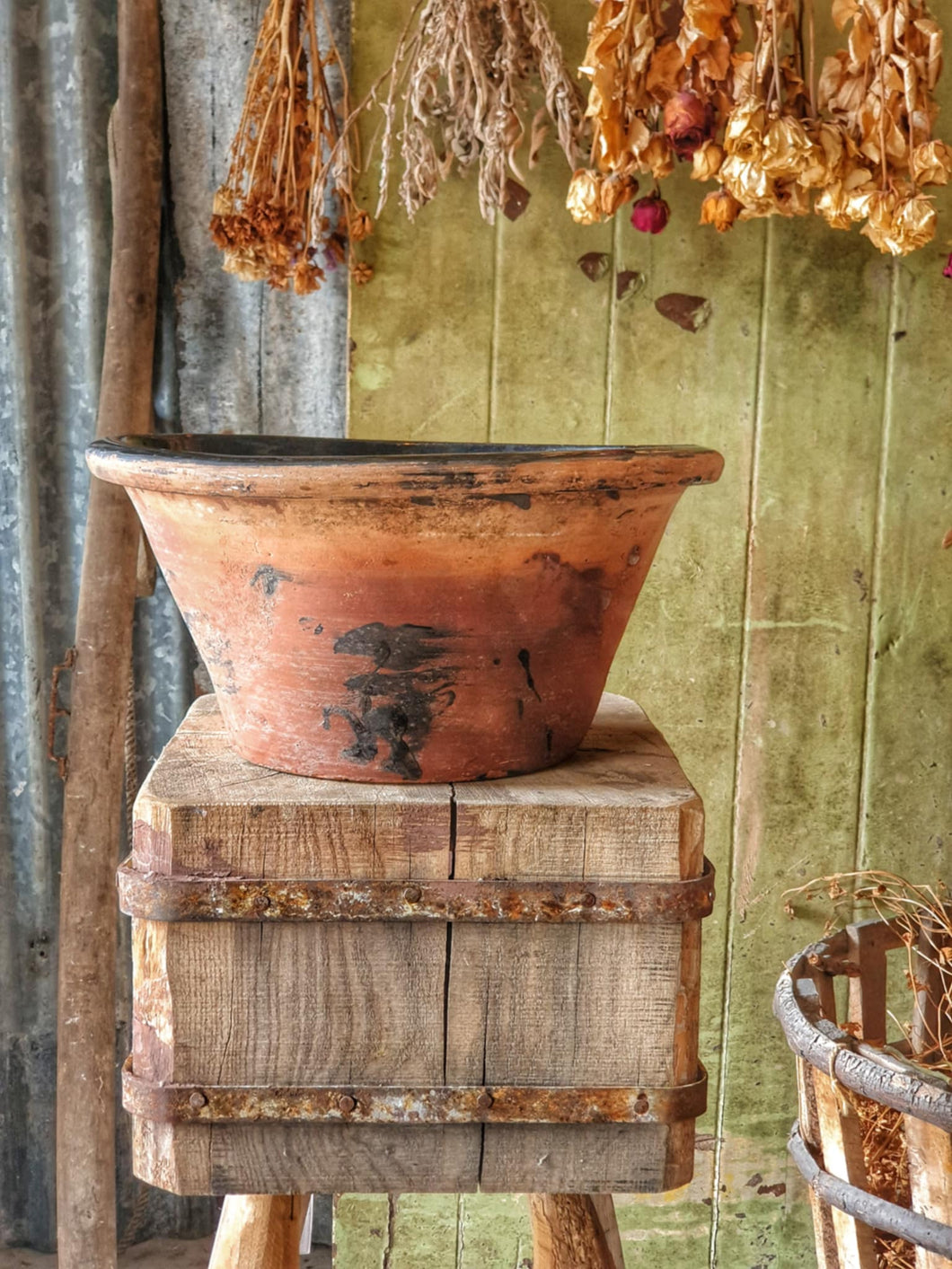 Early 19th Century Buckley Pottery Pancheon Bowl – Rustic Welsh Dairyware