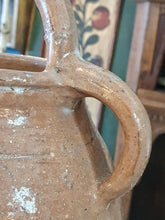 Load image into Gallery viewer, Antique 19th Century French Cruche with Rare Pink Glaze – Rustic South West France Pottery – Early Farmhouse Water Jar