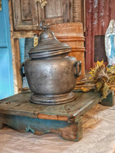 Load image into Gallery viewer, Rustic Antique French 19th Century Pewter Tureen With A Delightful Dolphin Finial.