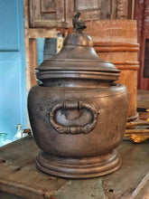 Load image into Gallery viewer, Rustic Antique French 19th Century Pewter Tureen With A Delightful Dolphin Finial.