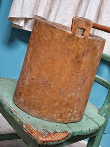 Antique Swedish Birch Grain Bucket