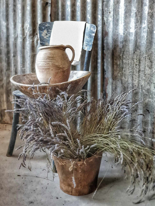 French Antique Farmhouse Confit Pot Primitive Country Charm