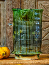 Load image into Gallery viewer, Authentic Tamegroute Green Glazed Pottery Jug
