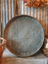 Load image into Gallery viewer, Large Antique Tuscan Grain Sieve - Authentic 19th-Century Farmhouse Decor