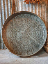 Load image into Gallery viewer, Large Antique Tuscan Grain Sieve - Authentic 19th-Century Farmhouse Decor