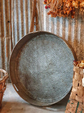 Load image into Gallery viewer, Large Antique Tuscan Grain Sieve - Authentic 19th-Century Farmhouse Decor