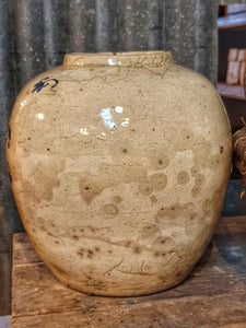 19th-Century Deruta Italian Faience “Portorico” Tobacco Jar 1890 - Hand-Painted Maiolica