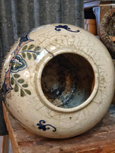 Load image into Gallery viewer, 19th-Century Deruta Italian Faience “Portorico” Tobacco Jar 1890 - Hand-Painted Maiolica