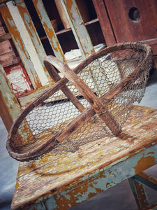Antique French Country Harvest Basket