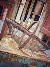 Load image into Gallery viewer, Antique French Country Harvest Basket