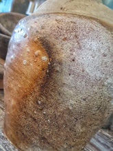 Load image into Gallery viewer, Antique French Walnut Oil Jar – Primitive Country Terracotta Pot with Brown Dribble Glaze