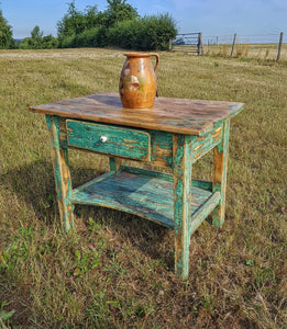 French 19th Century Scullary Table Made From Pine - Dusty Gems Interiors 