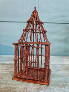  Antique Indian Temple Candle Lantern bird cage rustic Lighting tea light rustic wedding lighting dusty gems interiors Nantwich