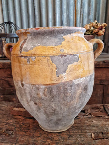 Antique French Country Confit Pot