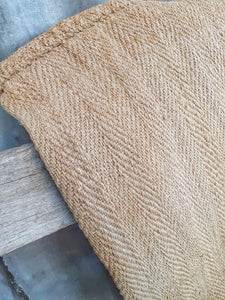 Antique Hungarian Linen Hemp Grain Sack