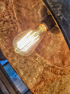 Rustic Industrial Dome Pendant Light