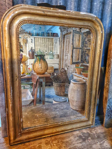 French Louis Philippe Period Gilt Mirror