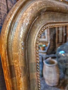 French Louis Philippe Period Gilt Mirror